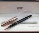 AAA Replica Montblanc Rose Gold & Black Resin Rollerball Pen Mens Gift (3)_th.jpg